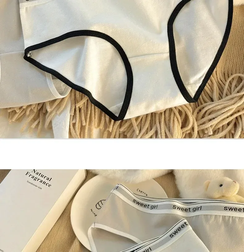 3PCS/set Fashion Seamless Women Panties Underpanties Sports Soft Female Underwear Large Size Sexy Pure Women's Intimates
