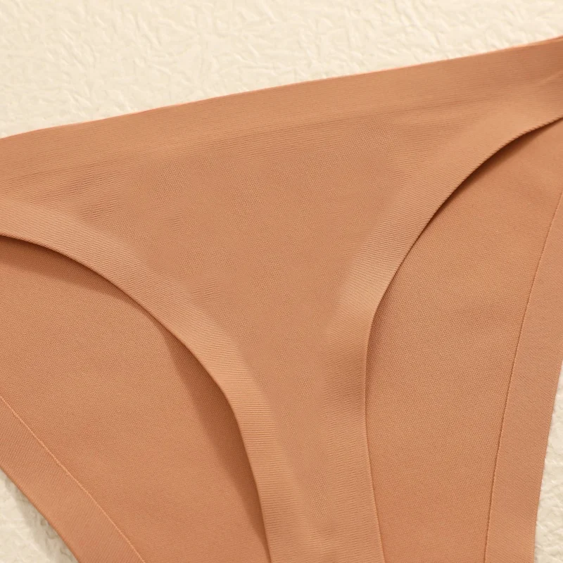 6PCS Seamless Thong Women Invisible Thin Strap Low Waist High Stretch Flexibility Panties Sexy Underwear Ladies Briefs T-back