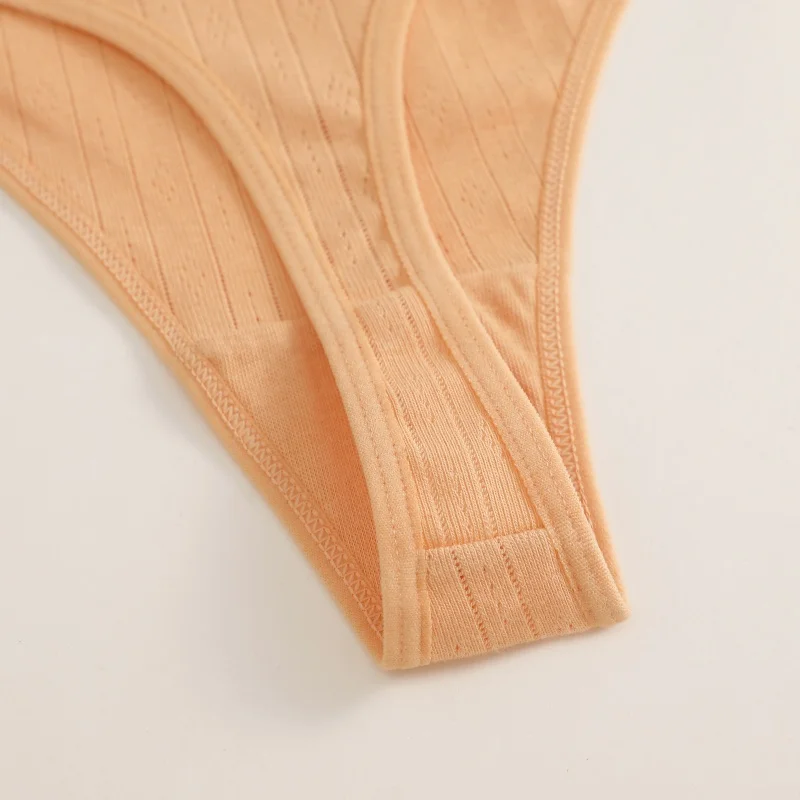 6PCS/SET High Quality Women's Panties Comfort Seamless Underwear Sports G-String Girls Thongs Sexy Underpants Intimate Lingerie