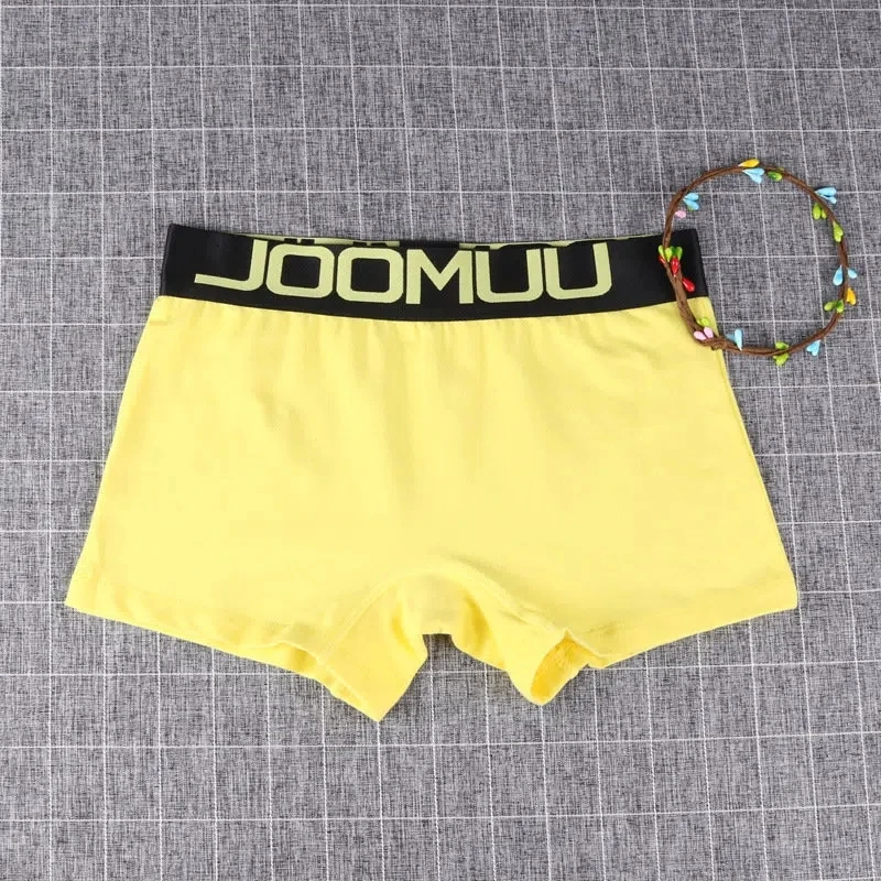 3PCS Popular Solid Women's Cotton Panties Boxer Underwear Ladies Breathable Letter Belt Briefs  Sports Female Knickers Boyshorts