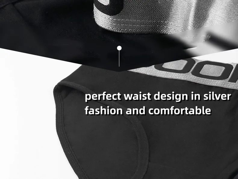 3PCS Popular Solid Women's Cotton Panties Boxer Underwear Ladies Breathable Letter Belt Briefs  Sports Female Knickers Boyshorts