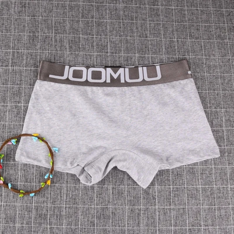 3PCS Popular Solid Women's Cotton Panties Boxer Underwear Ladies Breathable Letter Belt Briefs  Sports Female Knickers Boyshorts